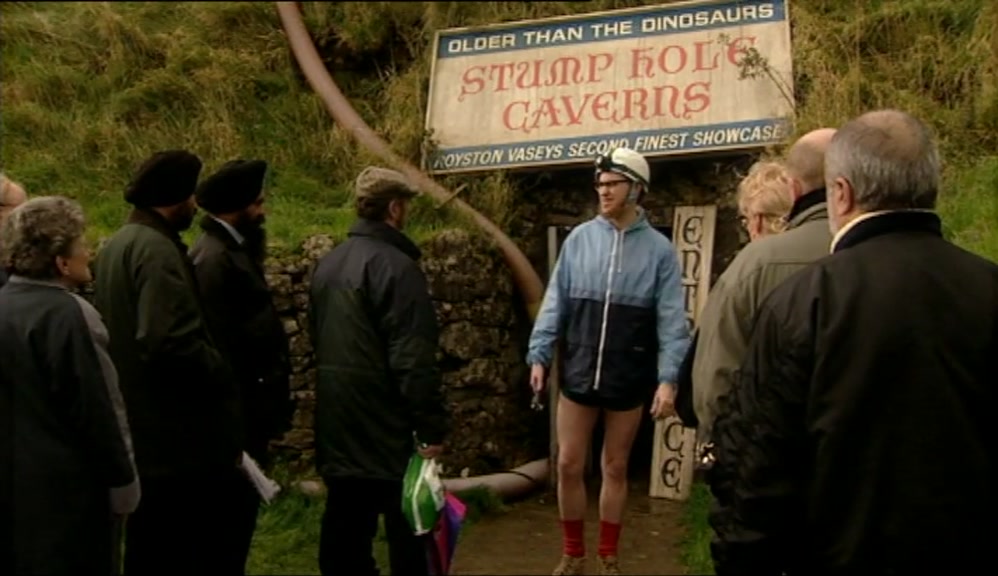 THE ENTRANCE OF THIS CAVE IS QUITE LOW DOWN,  