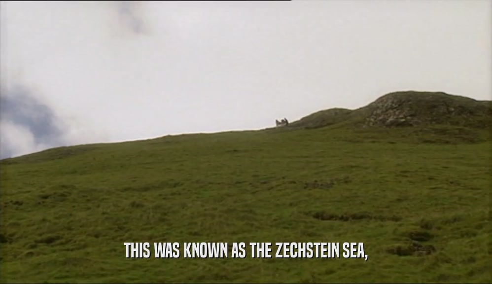 THIS WAS KNOWN AS THE ZECHSTEIN SEA,  