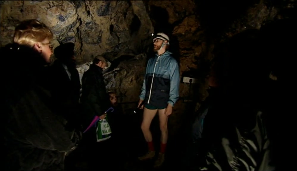 INCLUDING THE MUCH LARGER REDSCAR CAVERN LOCATED HALF A MILE WEST. 