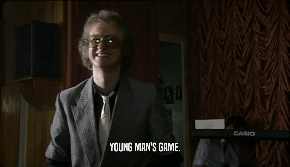 YOUNG MAN'S GAME.  