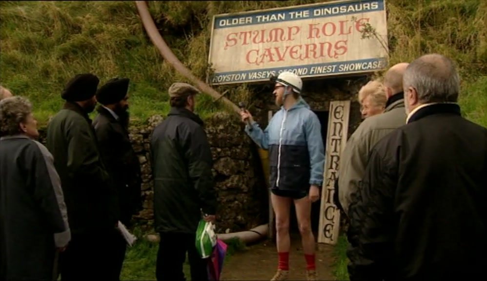 THE ENTRANCE OF THIS CAVE IS QUITE LOW DOWN,  