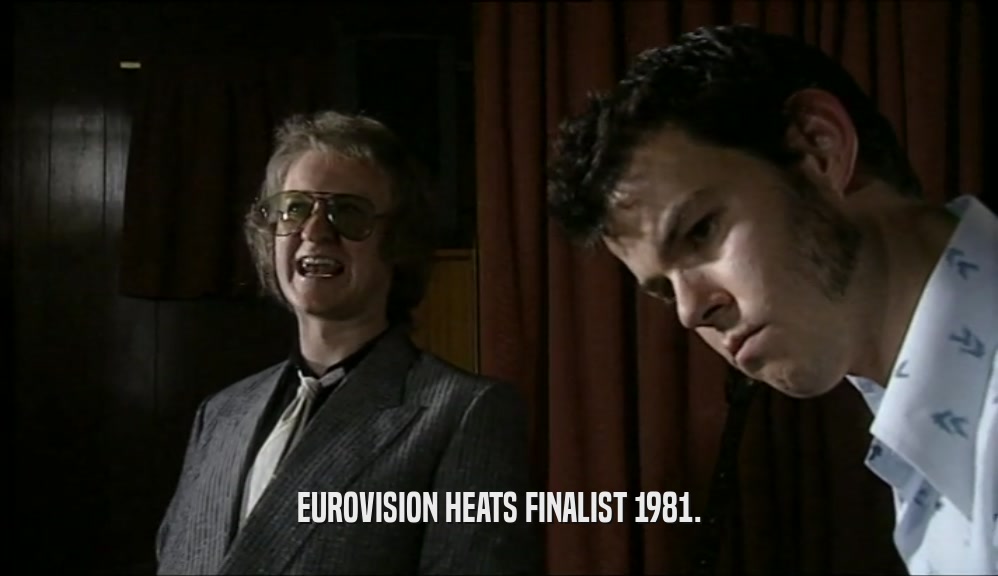 EUROVISION HEATS FINALIST 1981.  