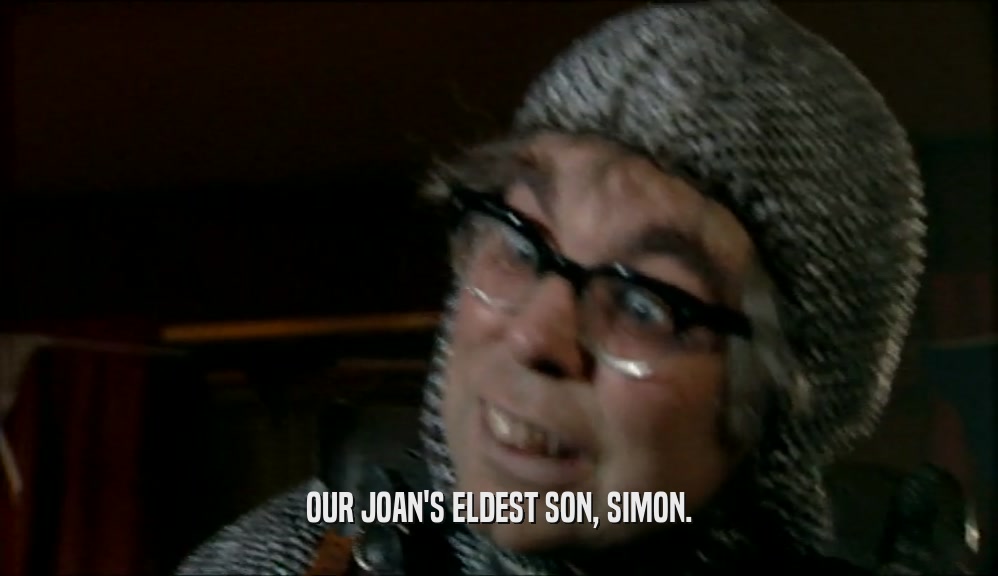 OUR JOAN'S ELDEST SON, SIMON.  