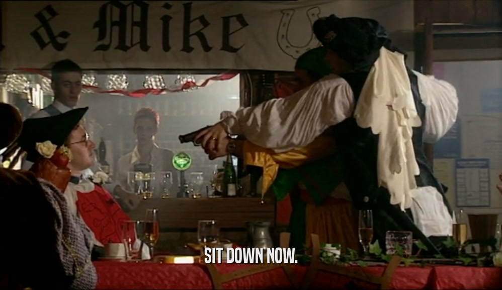 SIT DOWN NOW.  