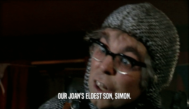 OUR JOAN'S ELDEST SON, SIMON.
  