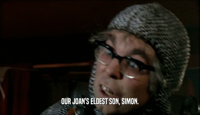 OUR JOAN'S ELDEST SON, SIMON.  