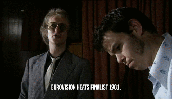 EUROVISION HEATS FINALIST 1981.
  