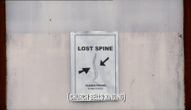 (CHURCH BELLS RINGING)  
