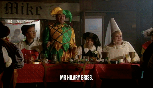 MR HILARY BRISS.  