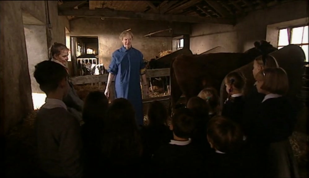 AND THIS IS THE STAR OF OUR SHOW, AS IT WERE; MONICA THE COW. 