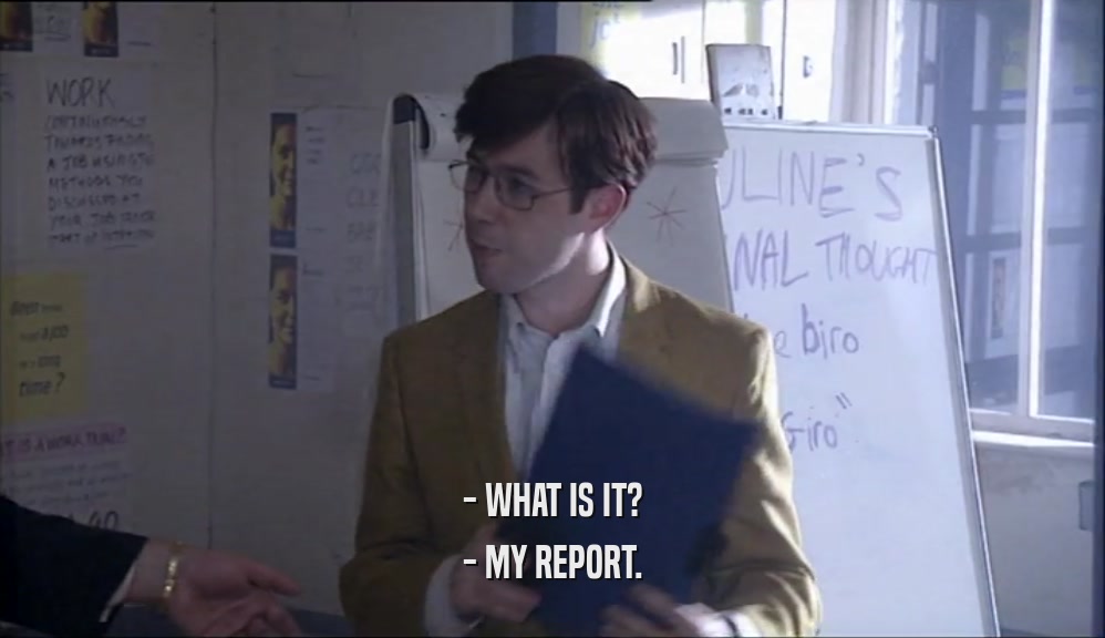 - WHAT IS IT? - MY REPORT. 