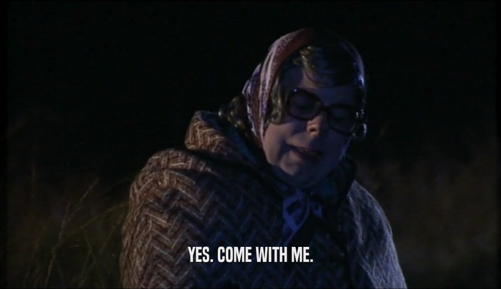 YES. COME WITH ME.  