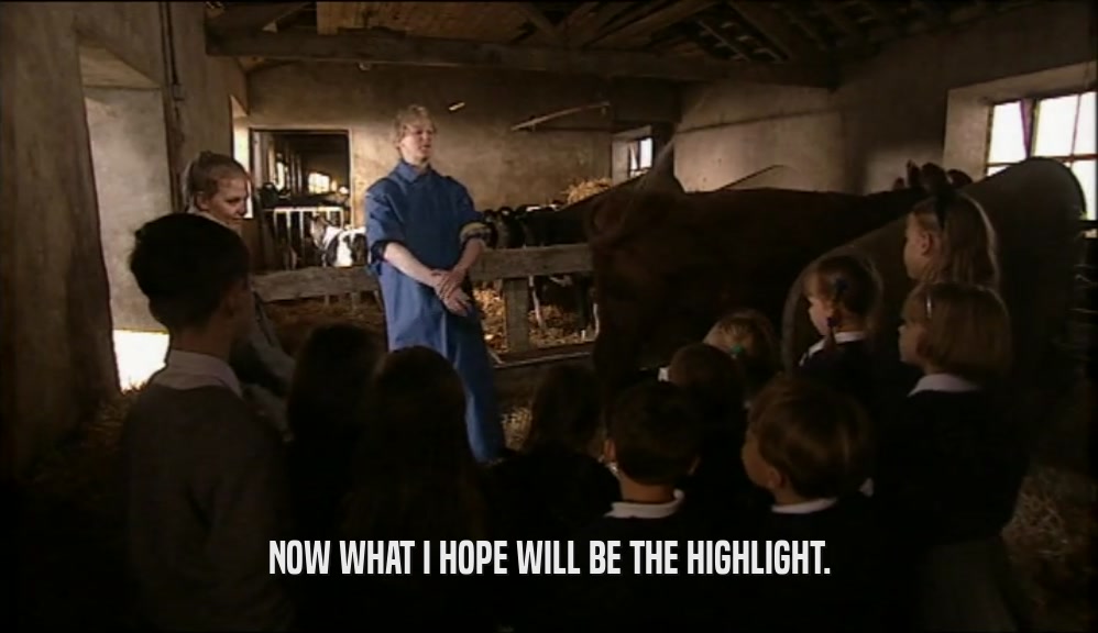 NOW WHAT I HOPE WILL BE THE HIGHLIGHT.  