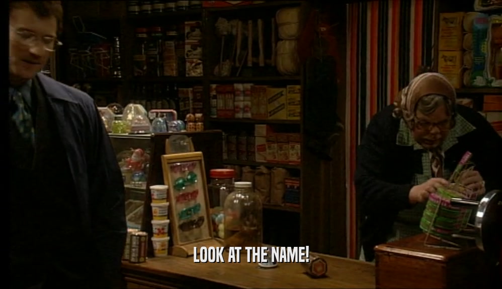 LOOK AT THE NAME!  