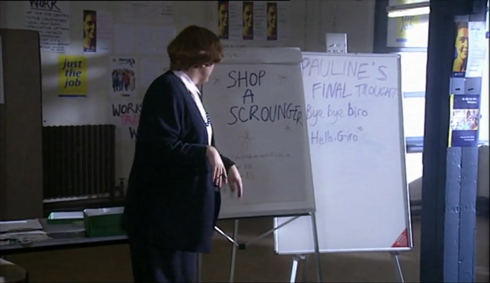 CALLED SHOP A SCROUNGER.  