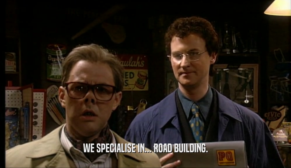 WE SPECIALISE IN... ROAD BUILDING.  