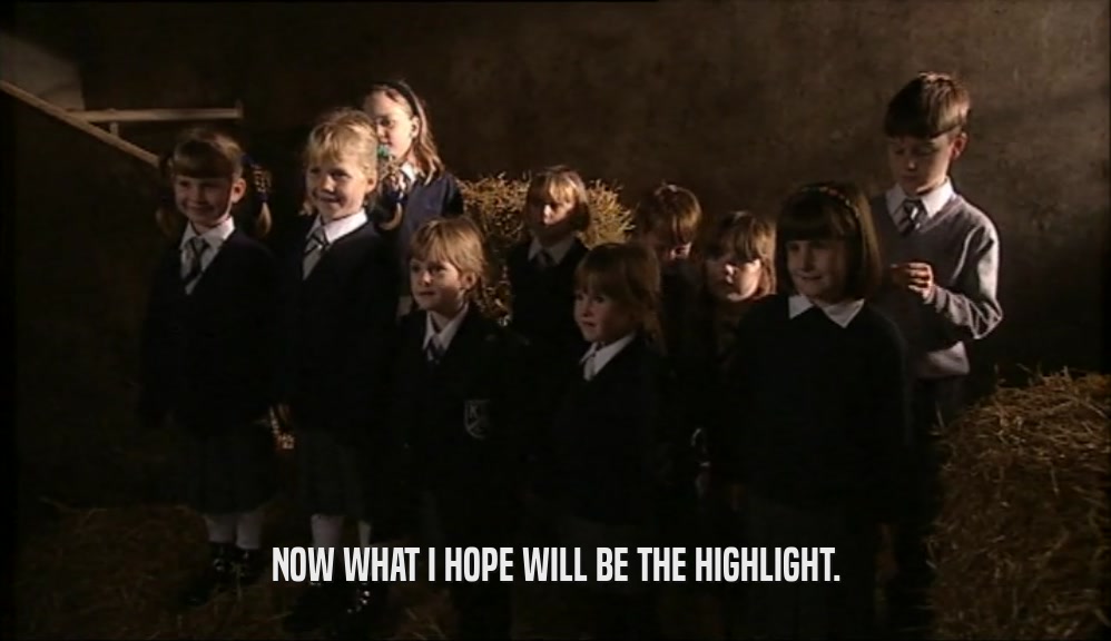 NOW WHAT I HOPE WILL BE THE HIGHLIGHT.  