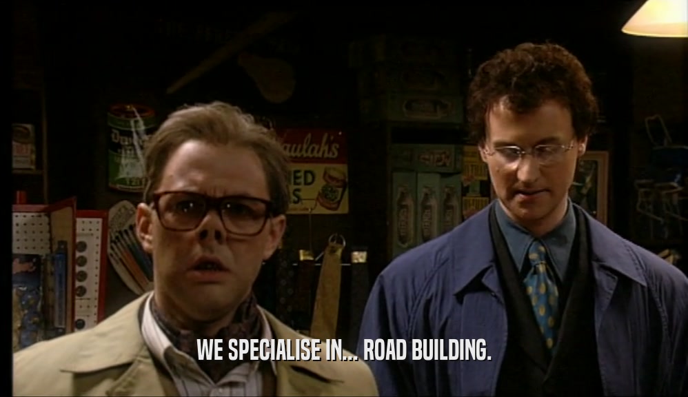WE SPECIALISE IN... ROAD BUILDING.
  