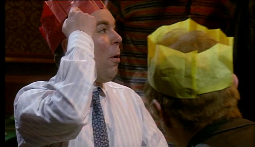 - I CAN'T BELIEVE HE THINKS WE FORGOT. - HE'S BROUGHT HIS OWN HATS. 