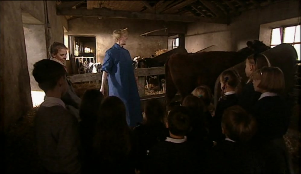 AND THIS IS THE STAR OF OUR SHOW, AS IT WERE; MONICA THE COW. 