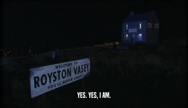 YES. YES, I AM.  