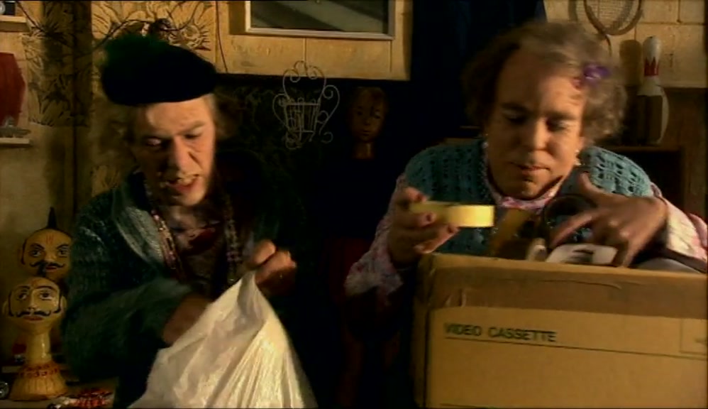 - HE WANTS SOME CHANGE, TOO, DEAR. - YOU COULD GET CHANGED IN HERE. 