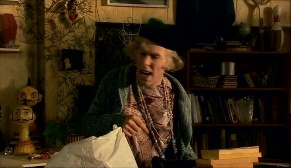 JUST A MINUTE, DEAR. I'VE GOT THE TAPES. WHAT TAPE DOES HE WANT? 