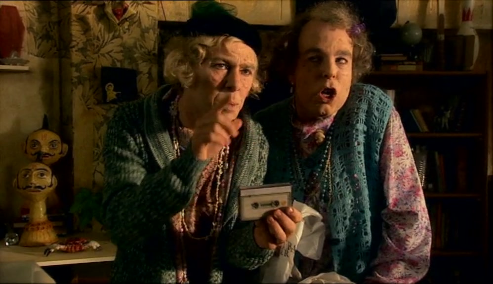 - WHAT'S WRONG? - THIS GENTLEMAN'S GOT A CASSETTE. 