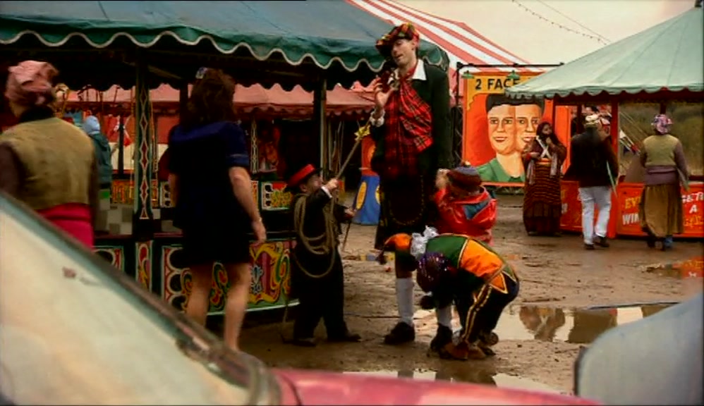 EXCUSE ME. ARE YOU WITH THE CARNIVAL?  