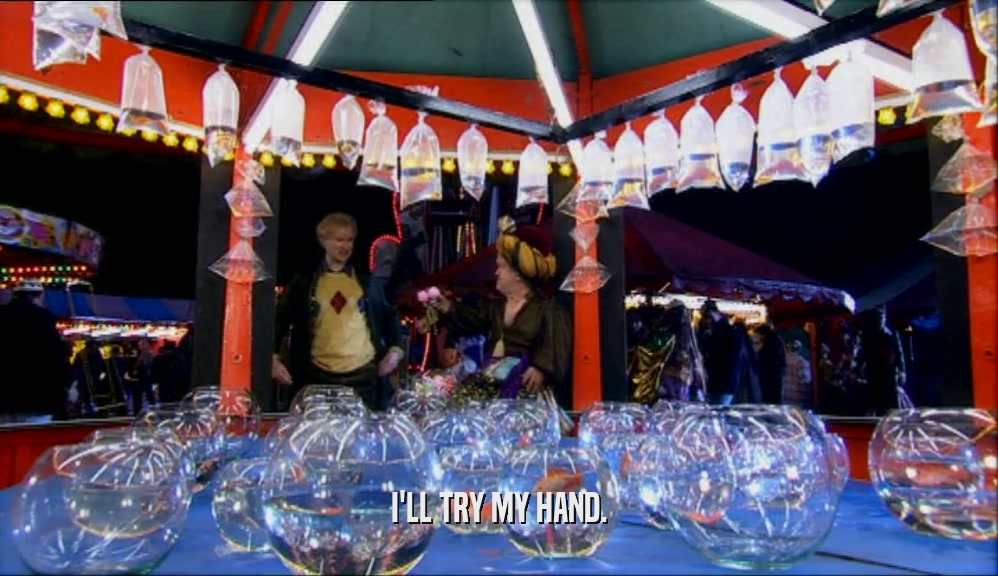 I'LL TRY MY HAND.  