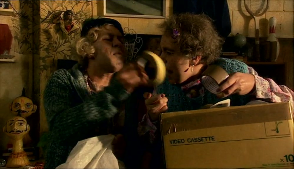 - HE WANTS SOME CHANGE, TOO, DEAR. - YOU COULD GET CHANGED IN HERE. 