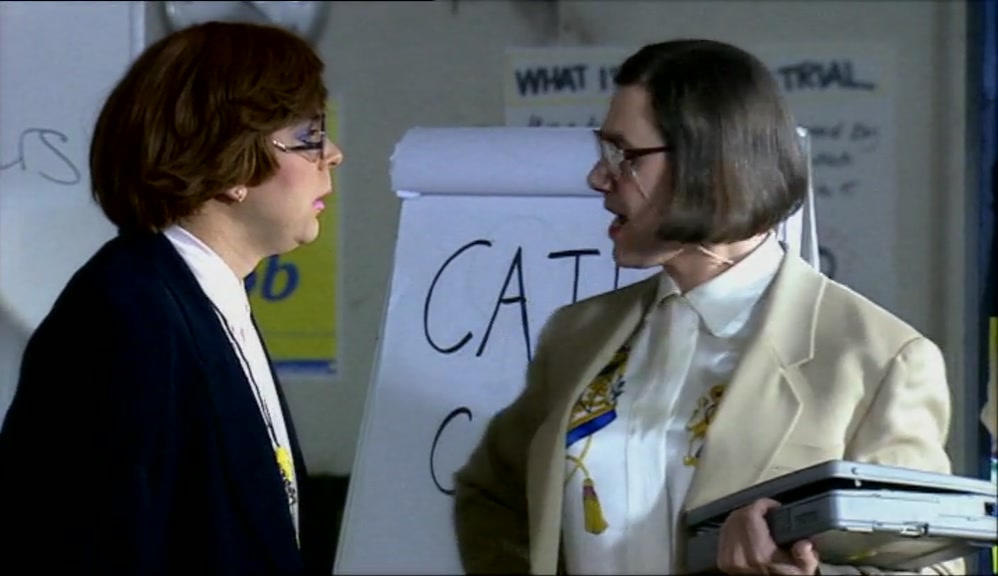 IF YOU'D BEEN ON TIME, YOU'D KNOW BY NOW. MY NAME IS CATHY CARTER-SMITH. 