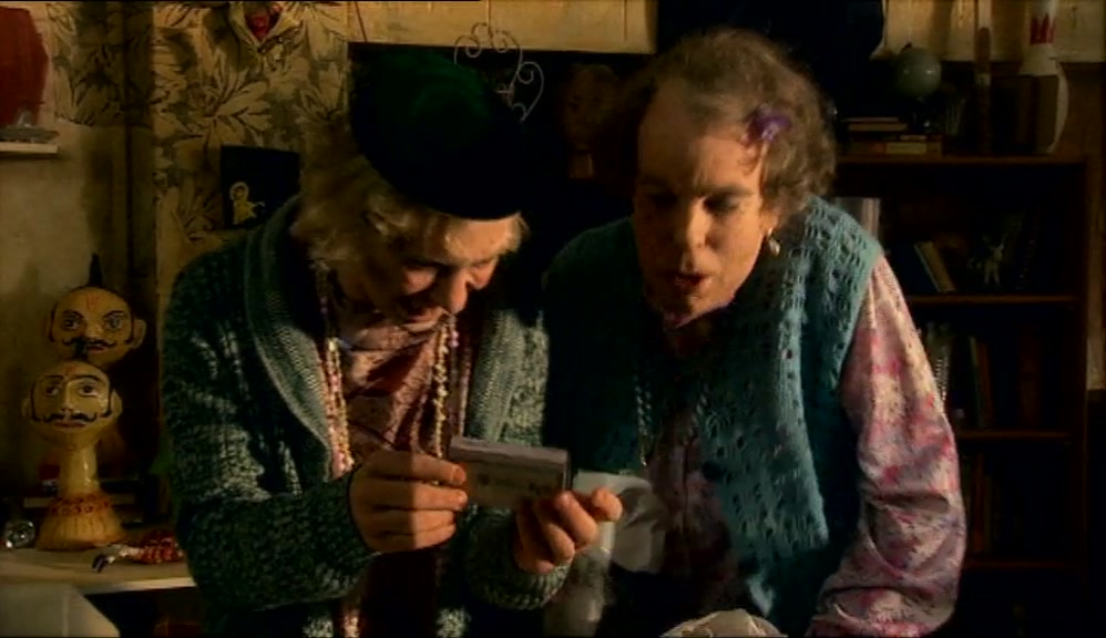 - WHAT'S WRONG? - THIS GENTLEMAN'S GOT A CASSETTE. 