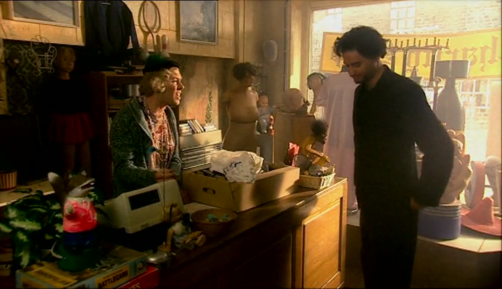 HERE WE ARE. RIGHT, ONE CASSETTE. HOW DO YOU SPELL THAT, DEAR? 