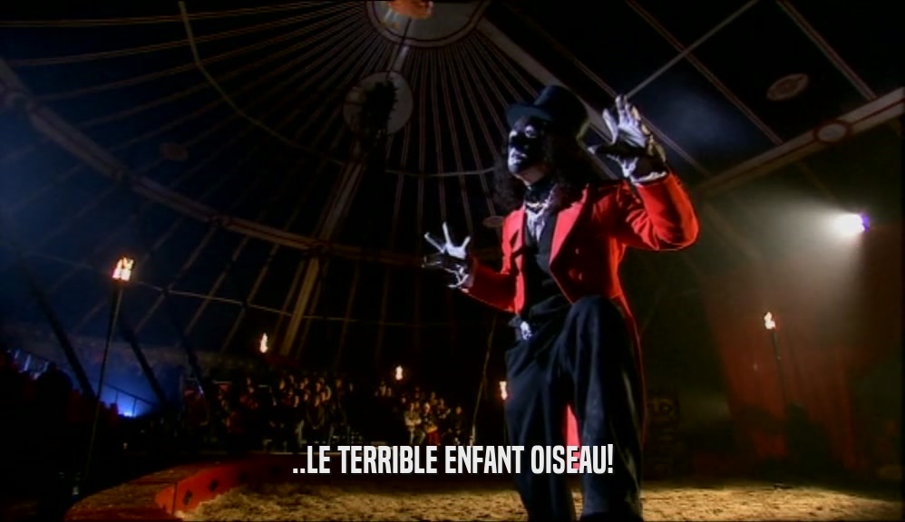 ..LE TERRIBLE ENFANT OISEAU!  