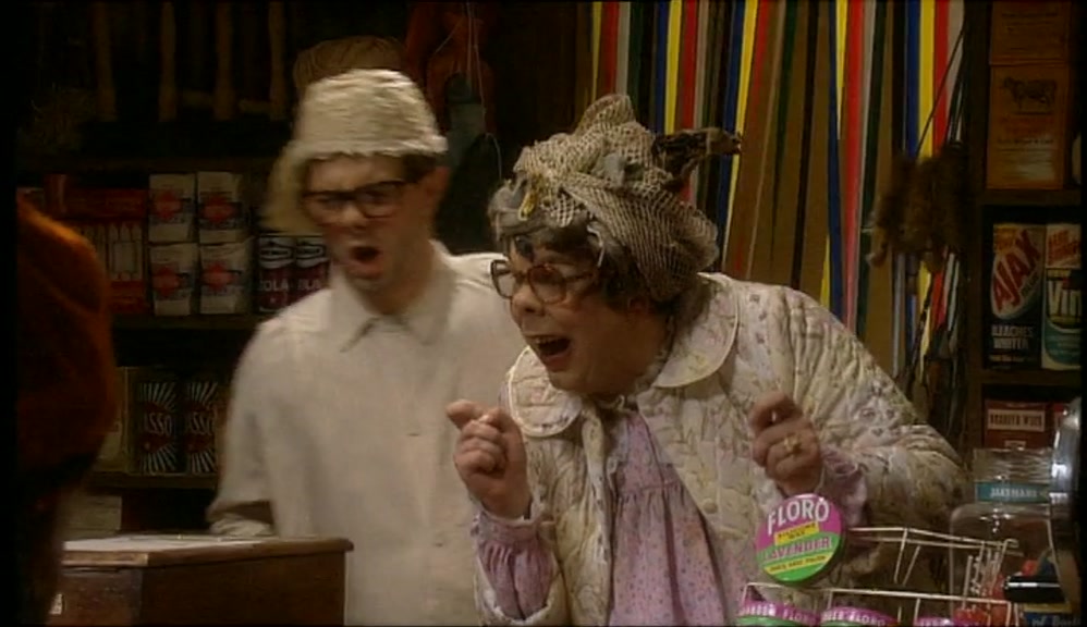 WHAT'S ALL THIS? WE'LL HAVE NO TROUBLE HERE!  