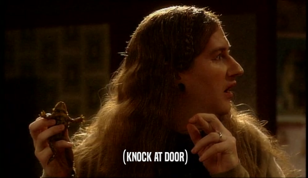 (KNOCK AT DOOR)  