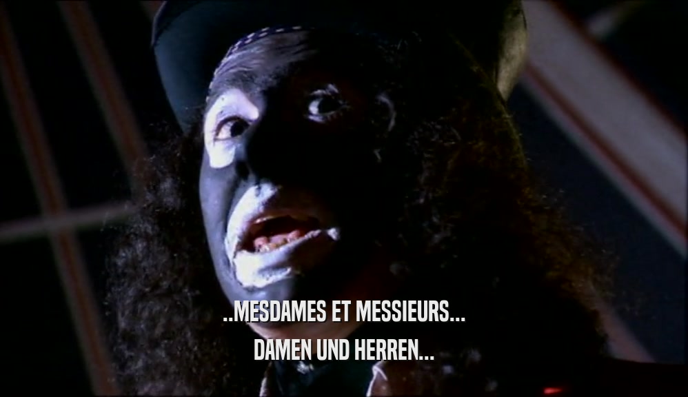 ..MESDAMES ET MESSIEURS... DAMEN UND HERREN... 