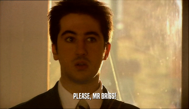 PLEASE, MR BRISS!
  