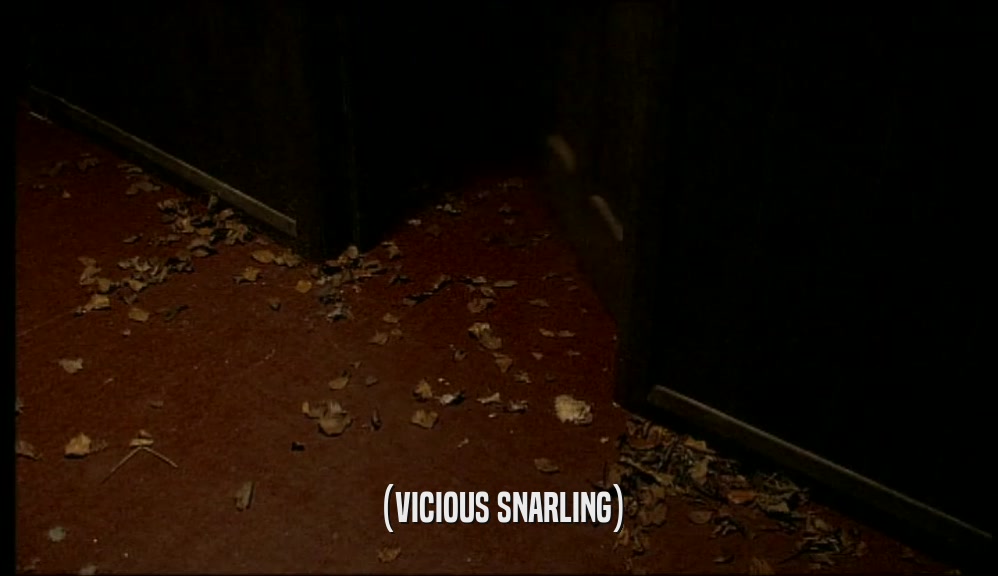 (VICIOUS SNARLING)  