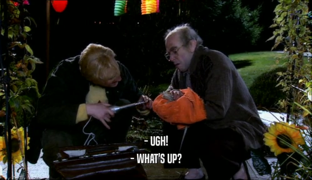 - UGH! - WHAT'S UP? 