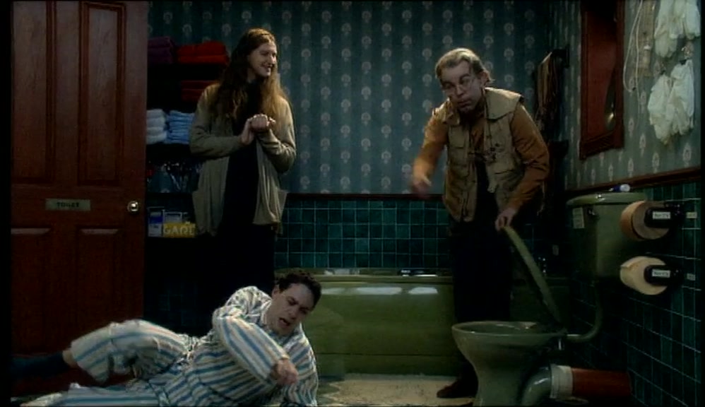# THE BATHROOM IS A DANGEROUS PLACE WHERE EVIL GERMS LURK 