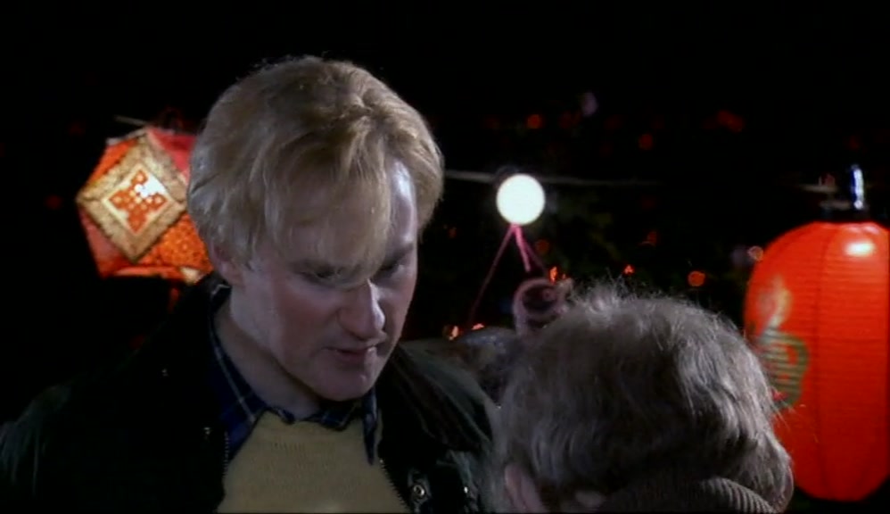 - IT'S CURLY. - WHAT'S THE MATTER WITH HIM? 