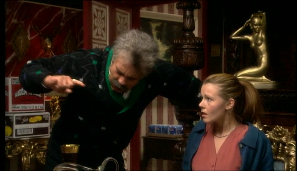 - I THINK I SHOULD STAY... - DO AS YOU'RE TOLD, YOU PIG! 