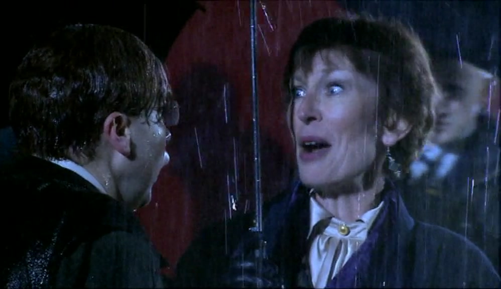 - WHAT?! - OH, NOT WITH ME! WITH MY SON! 