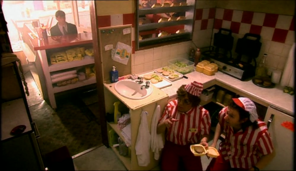 UM...DO YOU WANT MUSTARD WITH YOUR VEGEBURGER? 