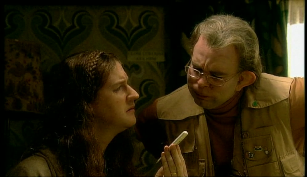 - TEMPERATURE'S A LITTLE HIGH. - HMM. TRY IT IN HIS MOUTH. 