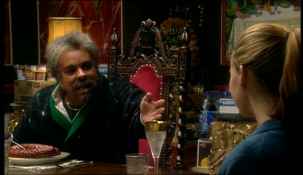 YOU, PATRICA, WITH YOUR FINE SKIN AND...SHAPELY BOSOM! 