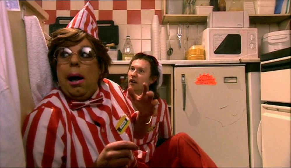 (AMERICAN ACCENT) UM...YEAH...COMING RIGHT UP! 