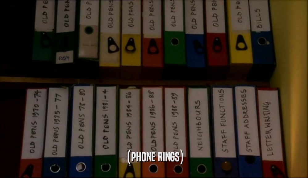 (PHONE RINGS)  